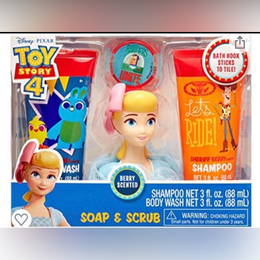 Disney Toy Story 4 soap & scrub bath set